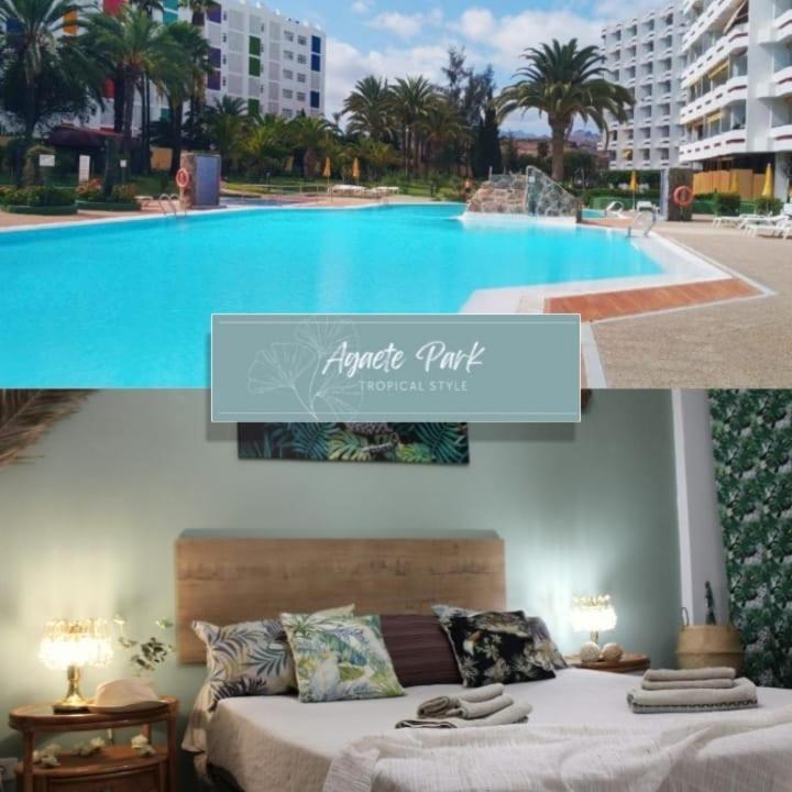 普拉亚戴尔雷安格莱斯Agaete Park Tropical Style公寓 外观 照片
